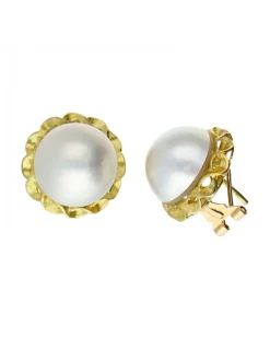 Pendientes de oro 18 kl Perlas