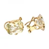 Pendientes de oro 18 kl Topacio