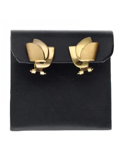 Pendientes de oro amarillo18 K con diseño