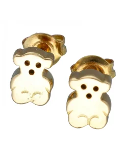Pendientes de Oro amarillo 18K con diseño de Oso TOUS