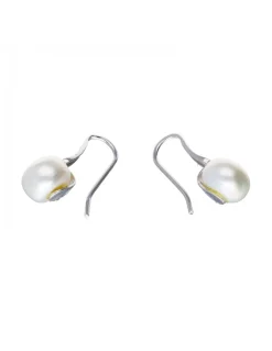 Pendientes de oro blanco