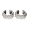 Pendientes de Oro blanco 18K con Circonitas