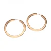 Pendientes de oro rosado 18K con diseño redondo