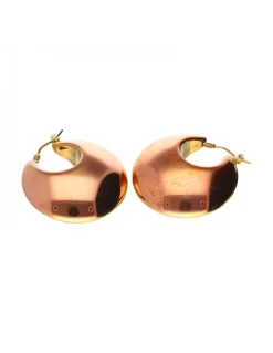 Pendientes de oro y oro rosa 18 kl