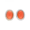 Pendientes para mujer con zirconitas de oro 18 kl