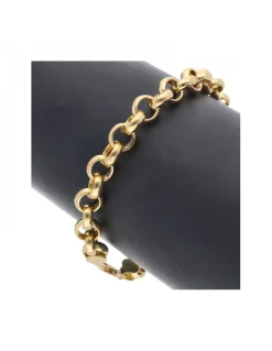 Pulsera de oro amarillo 18 K con diseño