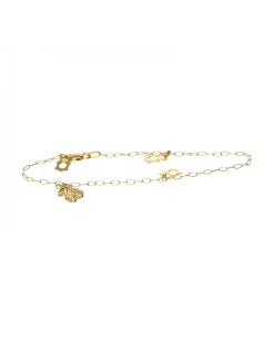 Pulsera de oro amarillo 18K con diseño oso TOUS