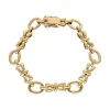 Pulsera de Oro amarillo 18K con diseño semi rígido