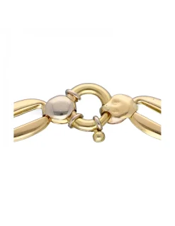 Pulsera de Oro amarillo 18K con diseño semi rígido