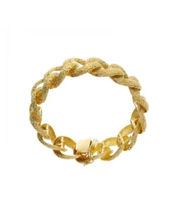 Pulsera de Oro amarillo 18K con diseño semirrígido