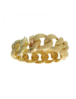 Pulsera de Oro amarillo 18K con diseño semirrígido