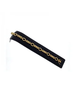 Pulsera de Oro amarillo 18K con diseño semi rígido