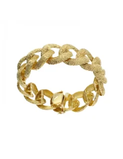 Pulsera de Oro amarillo 18K con diseño semirrígido