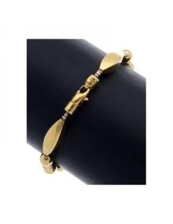 Pulsera de Oro amarillo y blanco, con diseño Moderno