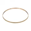 Pulsera de oro rosado 18K con diseño rígido