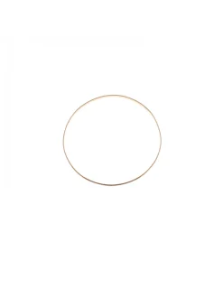Pulsera de oro rosado 18K con diseño rígido