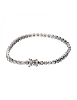 Pulsera Oro blanco Diamante (Color natural)