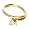 18 quilates Oro - Anillo - 0.04 ct Diamante