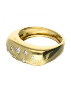 18 quilates Oro - Anillo - 0.04 ct Diamante