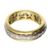 18 quilates Oro blanco - Anillo - 0.01 ct Diamante - Diamantes