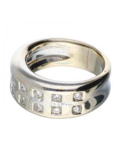 18 quilates Oro blanco - Anillo - 0.01 ct Diamantes