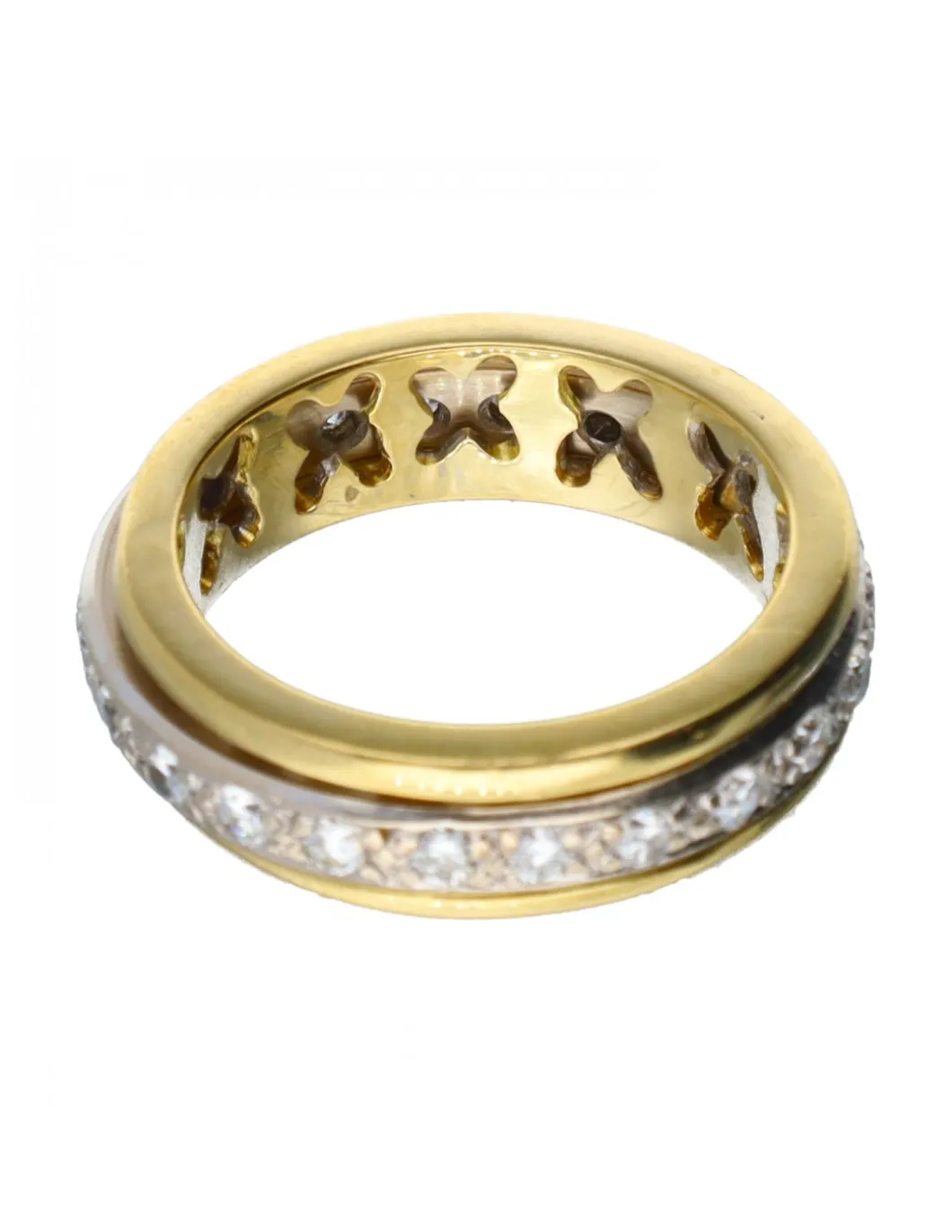 18 quilates Oro blanco - Anillo - 0.01 ct Diamante - Diamantes