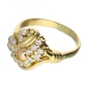 18 quilates Oro, Oro amarillo, Oro rosa - Anillo - 0.01 ct Diamante