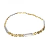 18 quilates Oro, Oro amarillo, Oro blanco - Pulsera tobillera
