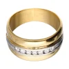 18 quilates Oro, Oro amarillo - Anillo - 0.05 ct Diamantes