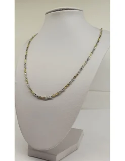 18 quilates Oro, Oro amarillo, Oro blanco - Collar