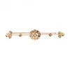 18 quilates Oro, Oro amarillo - Broche - Diamante