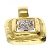 18 quilates Oro, Oro amarillo - Colgante - 0.01 ct Diamantes