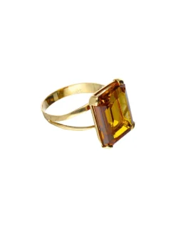 18 quilates Oro, Oro amarillo - Anillo - 21.36 ct Turmalina