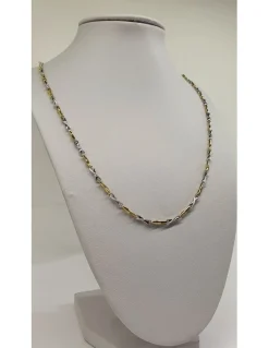 18 quilates Oro, Oro amarillo, Oro blanco - Collar