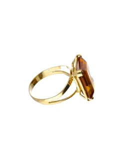 18 quilates Oro, Oro amarillo - Anillo - 21.36 ct Turmalina