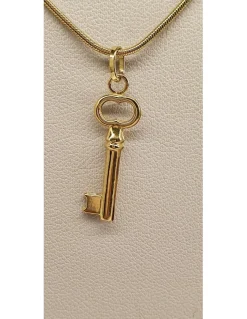 18 quilates Oro, Oro amarillo - Collar con colgante