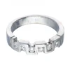 18 quilates Oro, Oro blanco - Anillo - 0.07 ct Diamantes