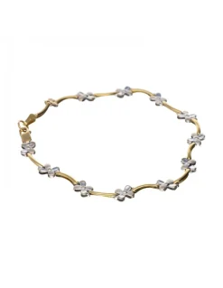 18 quilates Oro, Oro blanco - Pulsera