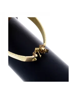 Reloj de Oro amarillo con diseño OMEGA, Brillantes y Rubíes