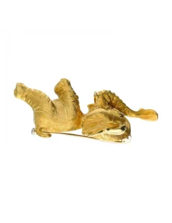 Rubí - Oro de 18 kt - Oro amarillo - Broche
